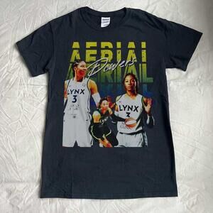 Aerial Powers - Minnesota Lynx - Unisex Black T-Shirt